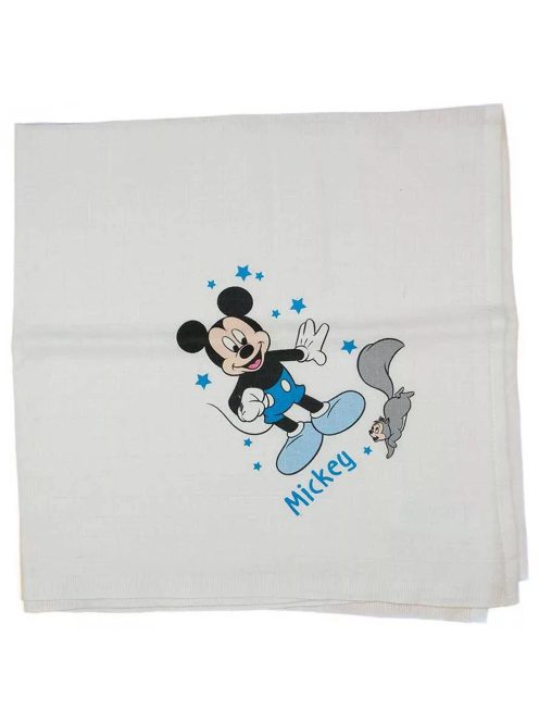 Bébi pelenka tetra 70x70cm Mickey mókussal