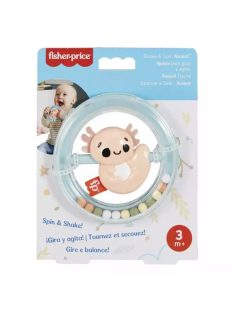   Fisher-Price Sensimals babapajti - rázogatós-pörgetõs Axolotl csörgõ HRB19/HRB20