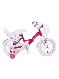 BYOX Flower PINKY gyerek kerékpár 14es lány pink