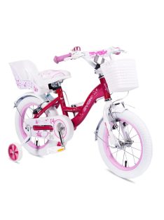 BYOX Flower PINKY gyerek kerékpár 14es lány pink