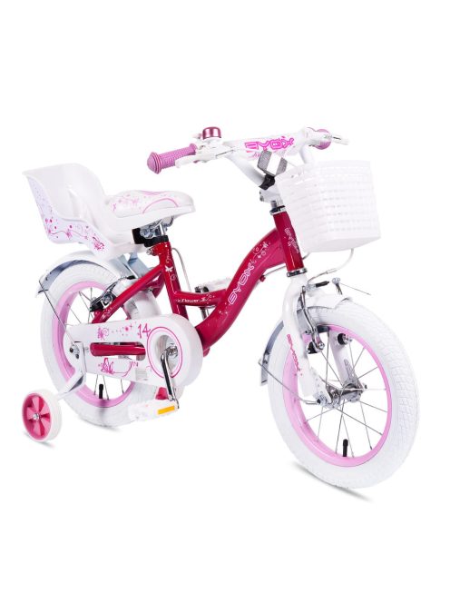 BYOX Flower PINKY gyerek kerékpár 14es lány pink