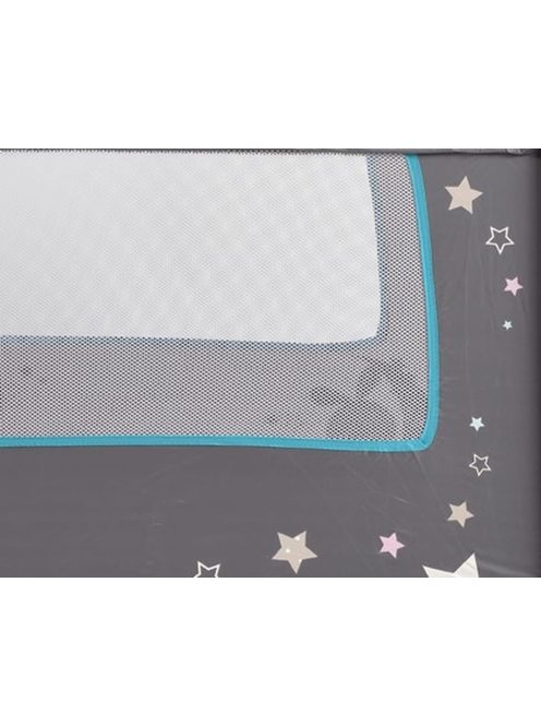 MONI Sleepy összecsukható luxus utazóágy 2 szint+pelenkázó+ játék türkiz