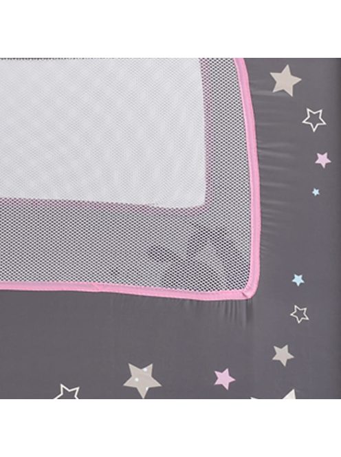 MONI Sleepy összecsukható luxus utazóágy 2 szint+pelenkázó+ játék pink