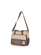 STELLA kismama táska 5dbos szett, pelenkázólappal BARNA/BÉZS