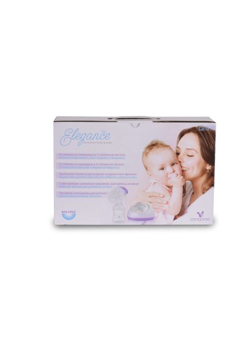 Cangaroo Elegance elektromos mellszívó 10 szint 1 tartállyal fehér/lila