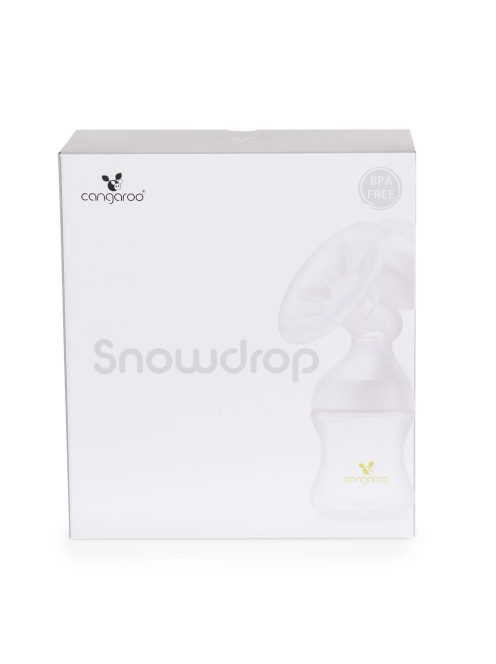 Cangaroo Snowdrop manuális mellszívó 1 cumisüveggel fehér