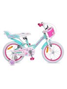 Bicikli BYOX CUPCAKE gyerek lány kerékpár 16-os méret TÜRKIZ