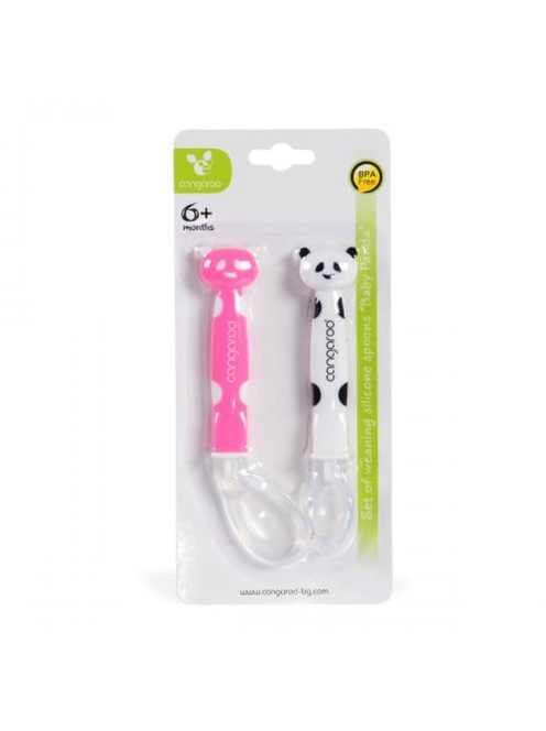 SZILIKON kanál szett 2dbos Panda PINK