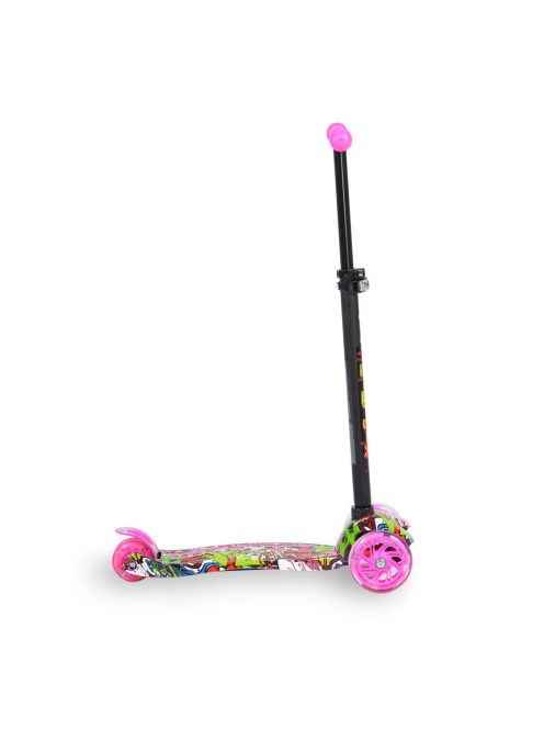 BYOX Rapture roller elöl dupla kerekes pink