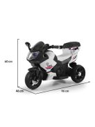 BO HP2 /3kerekű akkumulátoros elektromos motor 6V FEHÉR/FEKETE