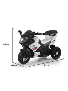   BO HP2 /3kerekű akkumulátoros elektromos motor 6V FEHÉR/FEKETE