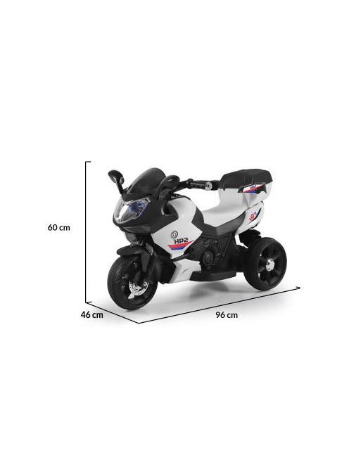 BO HP2 /3kerekű akkumulátoros elektromos motor 6V FEHÉR/FEKETE