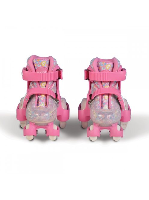 Byox Görkorcsolya Little Beetle dupla soros kerekes, 26-29es lányos PINK
