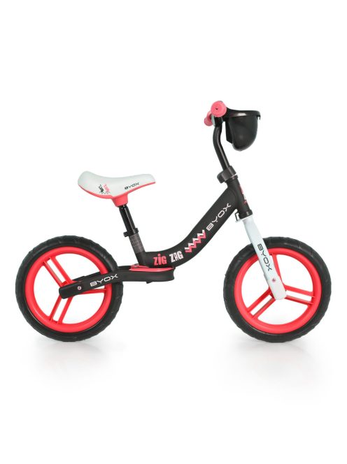 BYOX Zig zag futóbicikli piros