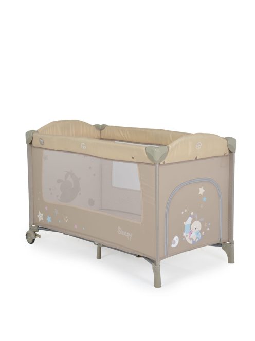 MONI Sleepy összecsukható luxus babaágy 2 szint bézs