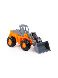 POLESIE traktor tolólapáttal NARANCS/SZÜRKE