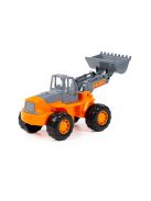 POLESIE traktor tolólapáttal NARANCS/SZÜRKE
