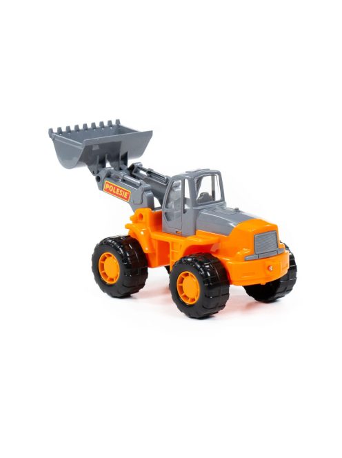 POLESIE traktor tolólapáttal NARANCS/SZÜRKE