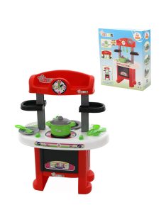 Polesie Toys  Bu-bu konyha hanggal, 58cm, PIROS