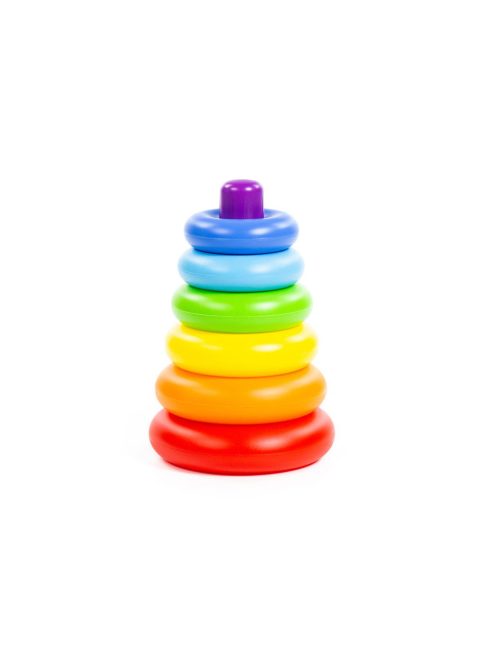 Polesie Toys  karikatorony montessori, műanyag SZÍNES