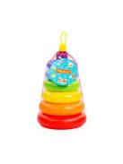 Polesie Toys  karikatorony montessori, műanyag SZÍNES