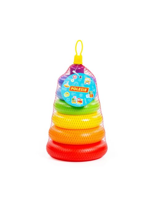 Polesie Toys  karikatorony montessori, műanyag SZÍNES