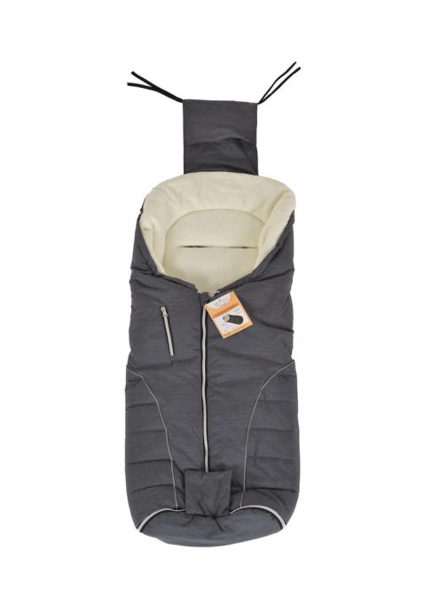 SNUGGLE téli bundazsák babakocsiba SZÜRKE