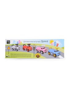 MONI Speed ráülős autó jeep piros