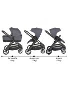 Cangaroo Macan 2in1 babakocsi szürke