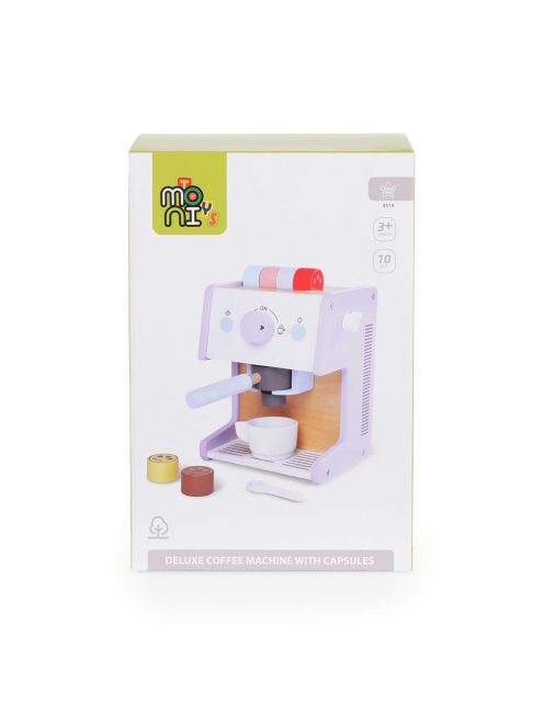 Moni Toys Fajáték fa delux kávéfőző 23xmx14xmx17,5 cm