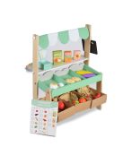 Moni Toys Fajáték fa szupermarket szett 50x45x21cm
