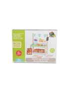 Moni Toys Fajáték fa szupermarket szett 50x45x21cm