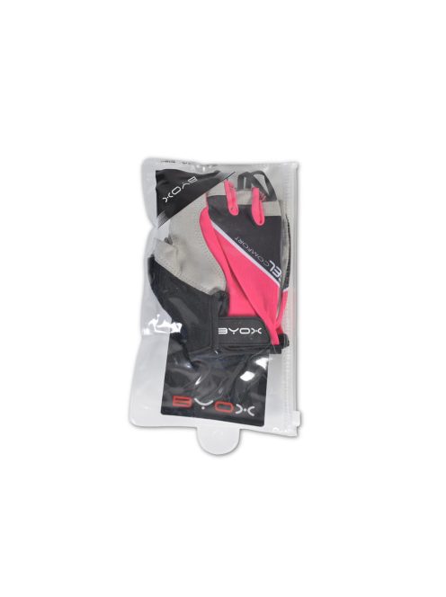 BICIKLIS félKESZTYŰ lycra S méret PINK