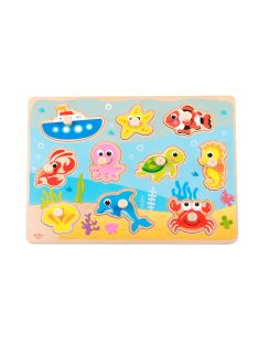 TOOKY Toy fapuzzle tengeri állatos