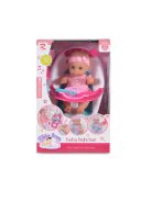 Baba 36 cm-es szett etetőszékkel, tányérral