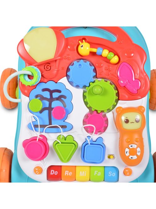 Moni Toys Music járássegítő műanyag 2in1 játszóasztal