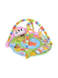 Baby piano játszószőnyeg zongorás lány pink