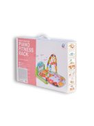 Fitness játszószőnyeg fiú türkiz