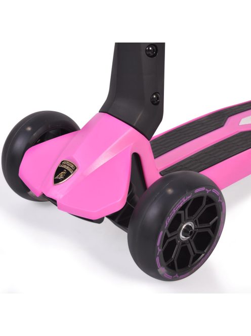 LAMBORGHINI roller 3 kerekű, összecsukható, 50 kg-ig PINK