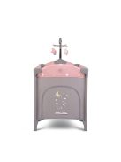 Cangaroo Once upon2 2 szint utazóágy zenélő forgó játékkal pink