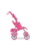Moni Toys Stars játék babakocsi lapra csukhatós