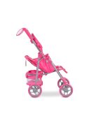 Moni Toys Stars játék babakocsi lapra csukhatós