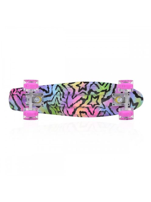 BYOX  Gördeszka 22" Csillagos LED / 56x15 cm PINK