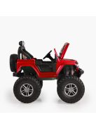 MONI BO fuego jeep 3 seb., 4 motoros 30 kg piros metál