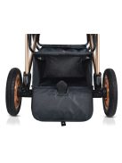 MONI Midas átalakítható sport/mózes babakocsi + táska, +fekvőbetét FEKETE