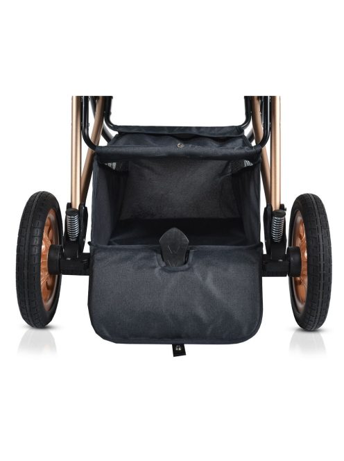MONI Midas átalakítható sport/mózes babakocsi + táska, +fekvőbetét FEKETE