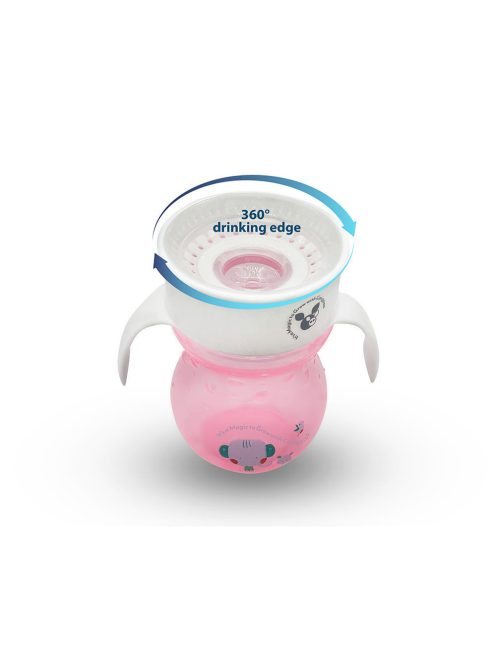Cangaroo Cup 360as itatópohár 270ml pink