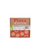 FAJÁTÉK fa pizza szett 22 dbos