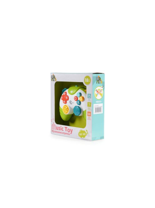 Zenélő joystick ZÖLD/FEHÉR