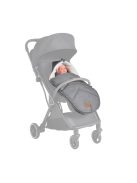 Cangaroo Luxe babakocsi lábzsák 42x80cm hordozós szürke